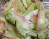 スイカの皮のごま塩麹あえ作り方3写真