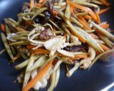豚肉ときくらげ入り・ゴボウのきんぴら作り方6写真