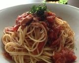 トマト缶とツナの冷製パスタ作り方3写真