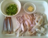 簡単おつまみに♪イカの肝バター和え☆作り方1写真