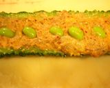 SRでさば缶とキムチのでゴーヤボード焼き作り方3写真