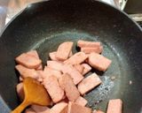 スパムと野菜の味噌炒め作り方3写真