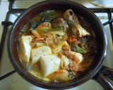 さんま缶と豆腐のキムチ煮作り方3写真