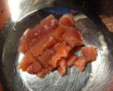 たらこソースでうどん作り方1写真