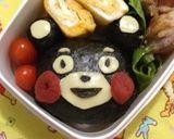 くまもんおにぎり♡作り方1写真