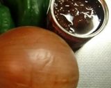 玉ねぎ・ピーマンを赤貝缶詰で味付け♪作り方1写真