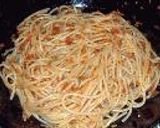 カレー風味パスタ☆イカとオクラでトッピング作り方8写真