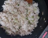ツナとネギだけ簡単焼き飯☆シーチキン炒飯作り方5写真