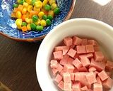 SPAM○レンジで簡単カラフルたまごさん作り方3写真