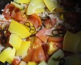 夏野菜とベーコンの炊き込みご飯☆天然出汁作り方2写真