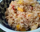 夏野菜とベーコンの炊き込みご飯☆天然出汁作り方3写真