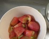 イカとトマトのバジル炒め作り方1写真