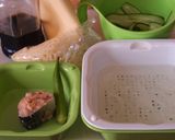 パパッと！鯖缶オニオン冷うどん作り方1写真