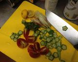 スダチおろしうどんに夏野菜載せて作り方1写真