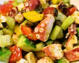 タコと夏野菜のバジルサラダ作り方7写真