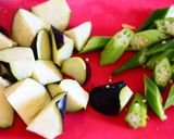 簡単＊夏野菜の胡麻マヨ和え作り方2写真