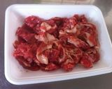 ＊簡単美味しい豚肉の甘辛焼き＊作り方1写真