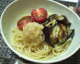 ナスとツナの冷製おろしパスタ作り方6写真