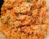 お手軽うまー♫チキンライス作り方8写真