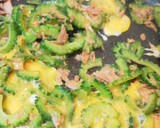 めんつゆでご飯のお供ゴーヤとツナの炒め物作り方6写真