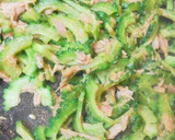 めんつゆでご飯のお供ゴーヤとツナの炒め物作り方5写真