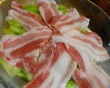 耐熱皿版レンジで豚バラキャベツレモン蒸し作り方2写真