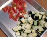 ナスとひき肉入り〜★トマトパスタ〜★作り方1写真