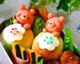 キャラ弁♡ちょこんとﾏｯｼｭくまﾁｬﾝ♡作り方3写真