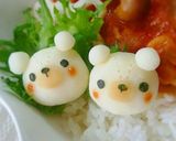 キャラ弁♡ちょこんとﾏｯｼｭくまﾁｬﾝ♡作り方7写真
