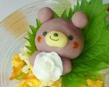 キャラ弁♡ちょこんとﾏｯｼｭくまﾁｬﾝ♡作り方8写真