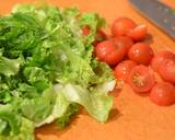 ヨシダグルメソースで照り玉豚マヨサラダ丼作り方1写真