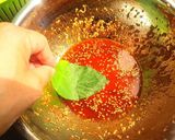 モロヘイヤのしょうゆ漬け＊キムチ漬け作り方3写真