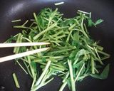 【簡単】モロヘイヤの茎でもう一品作り方2写真