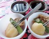 夏なのに、大豆加工品で肉じゃが風煮物作り方6写真