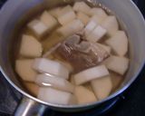 夏なのに、大根と手羽元の梅干煮作り方3写真
