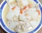 夏なのに、大根と手羽元の梅干煮作り方5写真