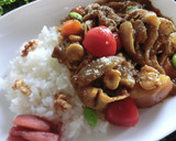 越のルビーとうち豆と昇竜舞茸のカレー作り方16写真