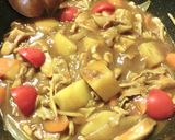 越のルビーとうち豆と昇竜舞茸のカレー作り方14写真