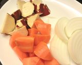 越のルビー&とみつ金時の呉汁カレー作り方2写真