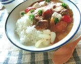 越のルビー&とみつ金時の呉汁カレー作り方22写真