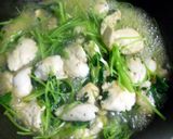 麺つゆで作る④ささみと三つ葉のさっと煮作り方5写真