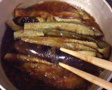 レンジで手抜き　ナスの煮びたし作り方3写真
