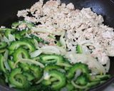 柚子胡椒+カレー粉でゴーヤのキーマカレー作り方4写真