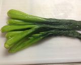 即完成！小松菜と厚揚げ、豚肉のサッパリ煮作り方3写真