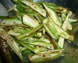 星型オクラの焼いたん　京都カフェ作り方5写真