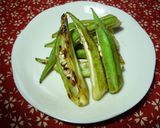 星型オクラの焼いたん　京都カフェ作り方6写真