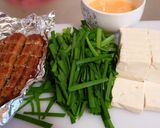 ♔ウナギと豆腐のニラ卵とじ♔作り方2写真