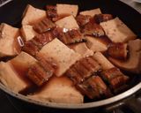 ♔ウナギと豆腐のニラ卵とじ♔作り方3写真