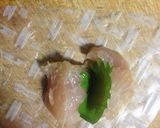 鶏肉のライスペーパー包み焼き作り方2写真