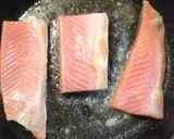 鮭ときのこのガーリックバター醤油パスタ作り方2写真